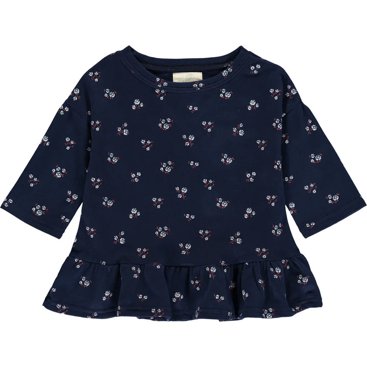 Vignette Eliana Blouse (Navy Floral Print)
