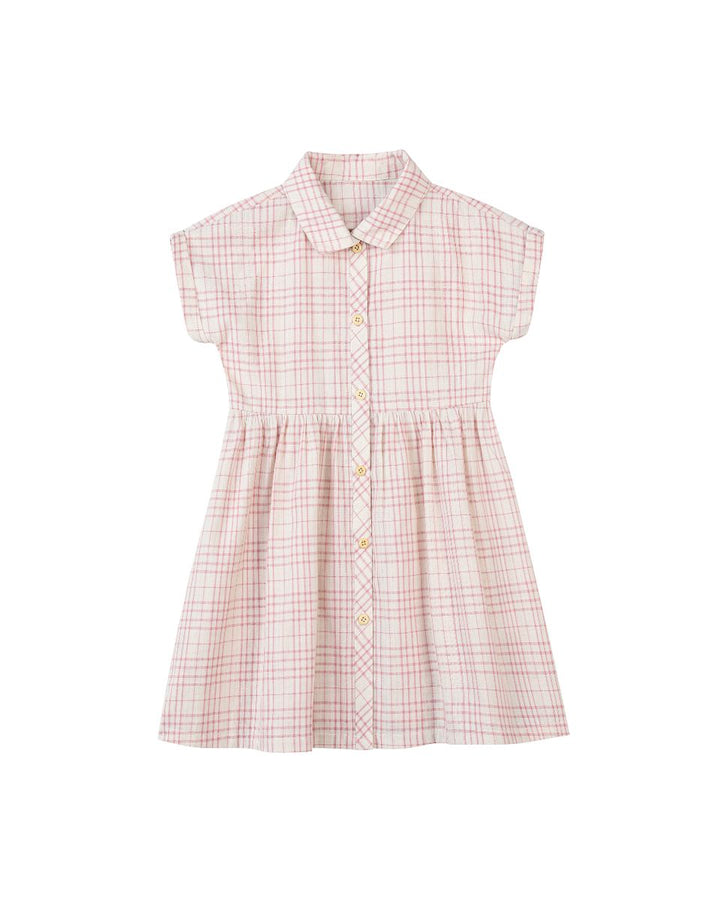 Vignette Heather Dress (Pink Plaid Seersucker)