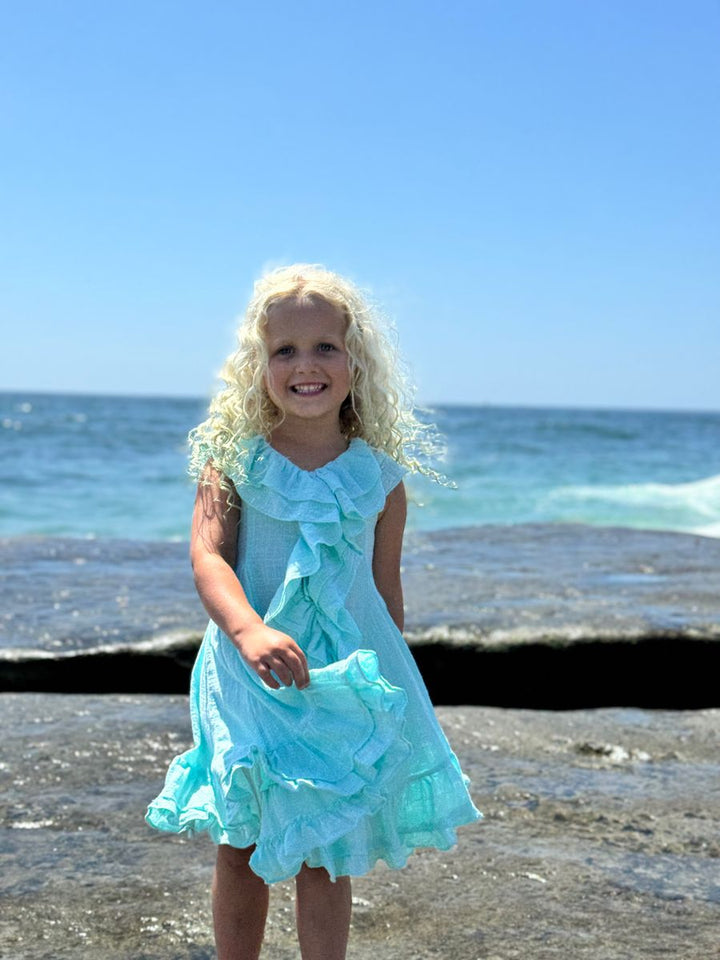 Vignette Kimberly Dress (Aqua)