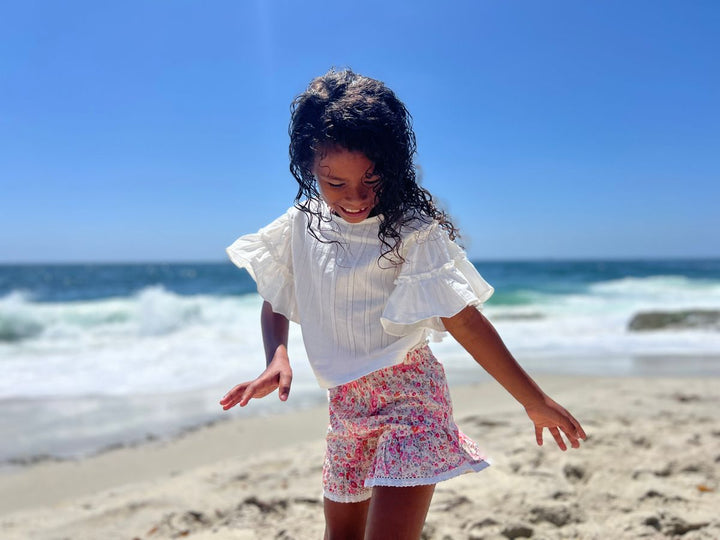 Vignette Liv Shorts (Pink Floral)