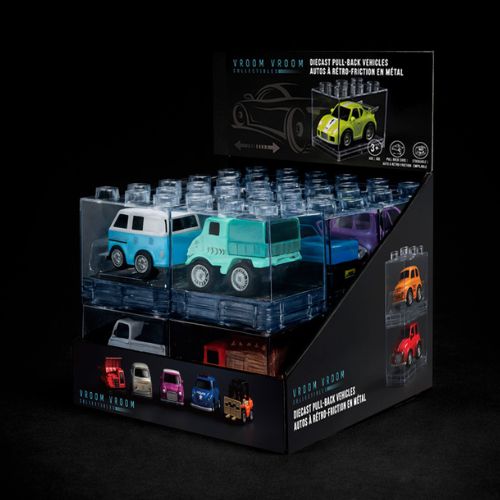 Vroom Vroom Collectibles Diecast Pull-Back Vehicles (Mixed)