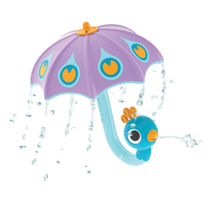 Yookidoo Fill 'N' Rain Peacock Umbrella (Purple)