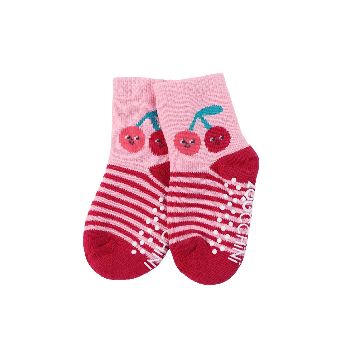 ZOOCCHINI Comfort Terry Socks 3-pk (Cherry)