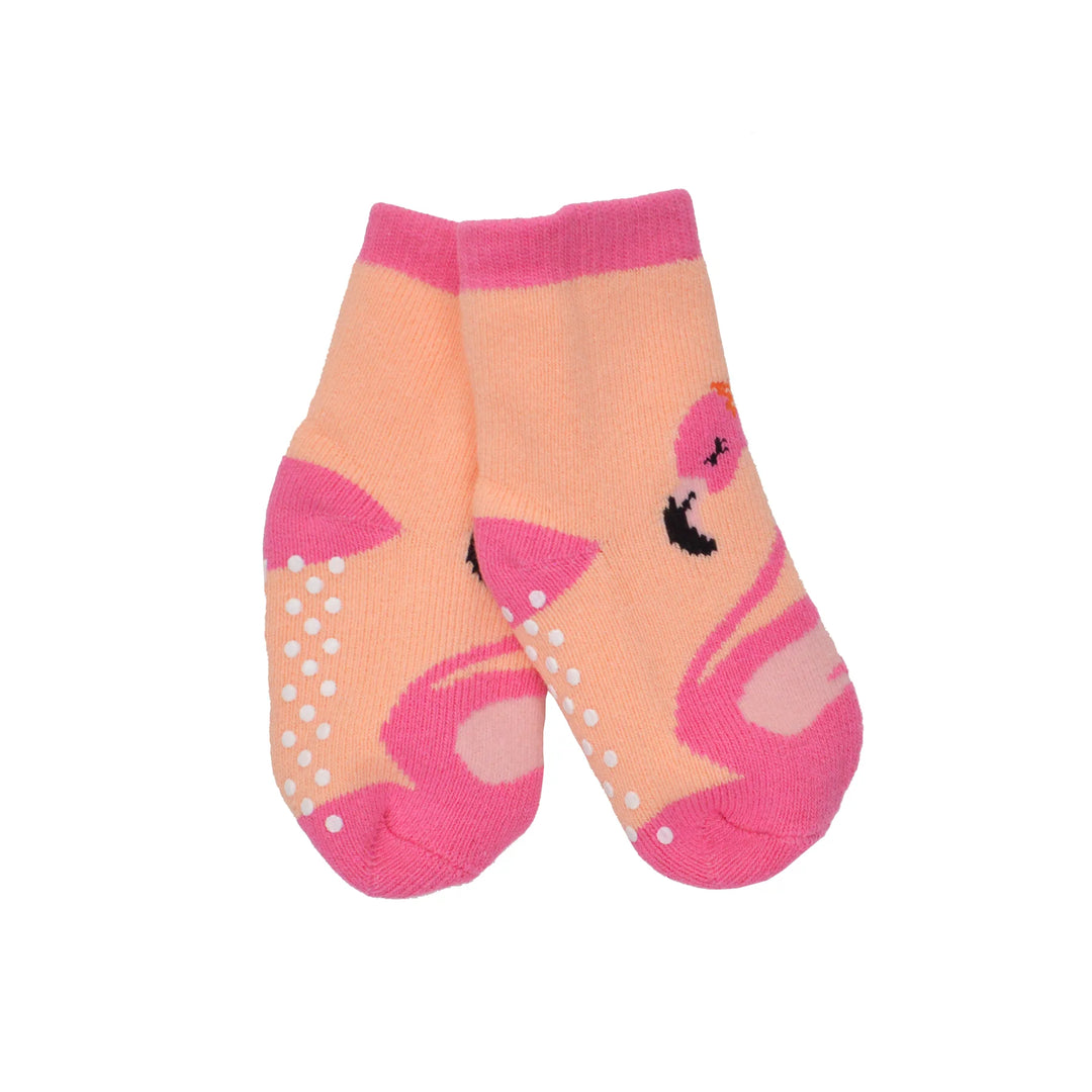 ZOOCCHINI Comfort Terry Socks 3-pk (Franny Flamingo)