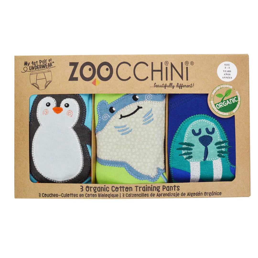 ZOOCCHINI Organic Potty Training Pants Set (Sea Crew)