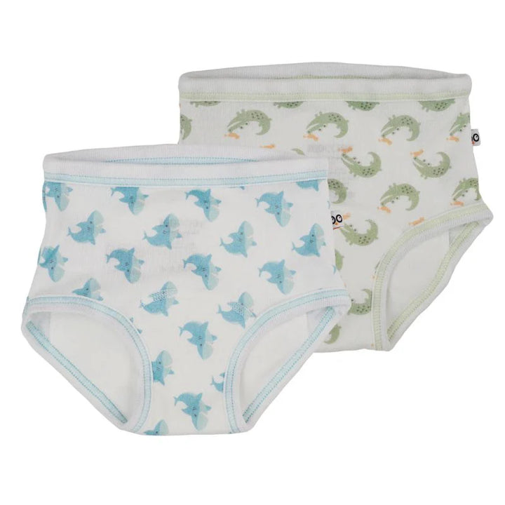 ZOOCCHINI Training Pants Set 2-pk (Alligator/Shark)