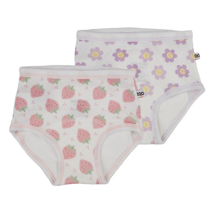 ZOOCCHINI Training Pants Set 2-pk (Strawberry/Daisy)