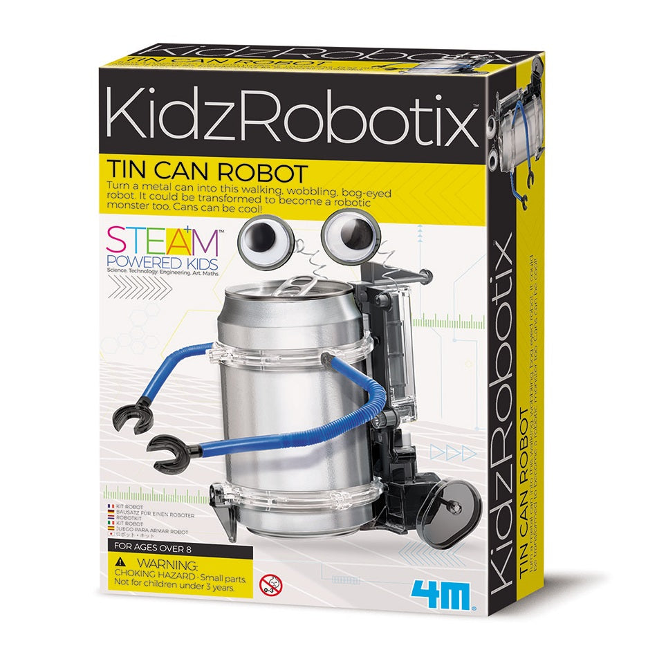 4M KidzRobotix Tin Can Robot-Toys & Learning-4M-031580 RO-babyandme.ca