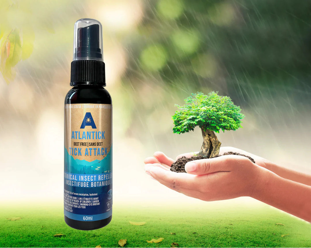 Atlantick Tick Attack™ Botanical Insect Repellent Outdoor Spray (60ml)-Health-Atlantick-031906 60ml-babyandme.ca