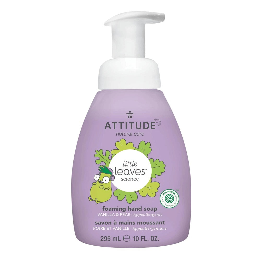 Attitude Foaming Hand Soap 295ml (Vanilla & Pear)-Health-Attitude-030982 VP-babyandme.ca