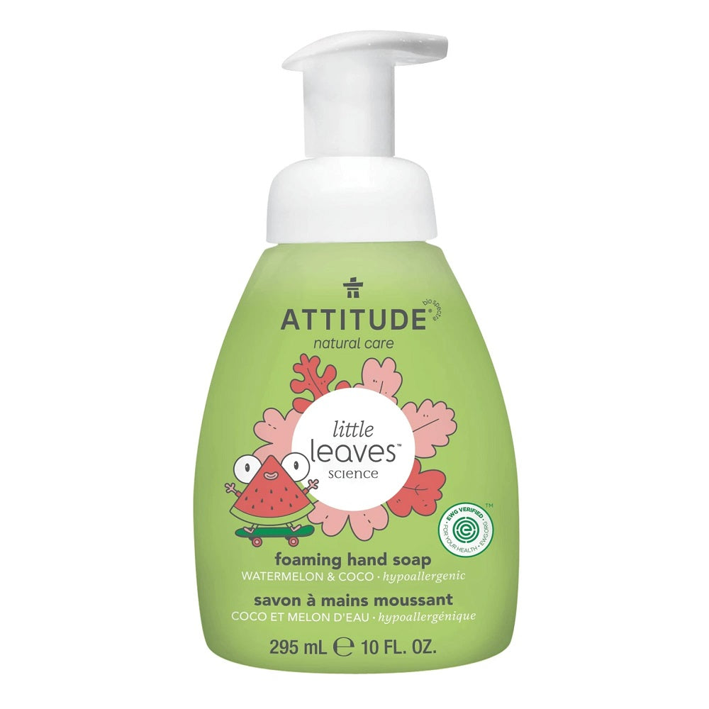 Attitude Foaming Hand Soap 295ml (Watermelon & Coco)-Health-Attitude-030982 WC-babyandme.ca