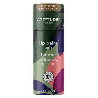 Attitude Lip Balm Mint (8.5g)-Health-Attitude-031914 MI-babyandme.ca