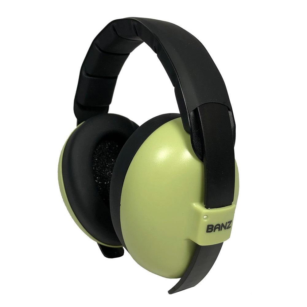 BANZ Baby Earmuffs (Leaf Green)-Health-Banz-002358 LG 2month+-babyandme.ca