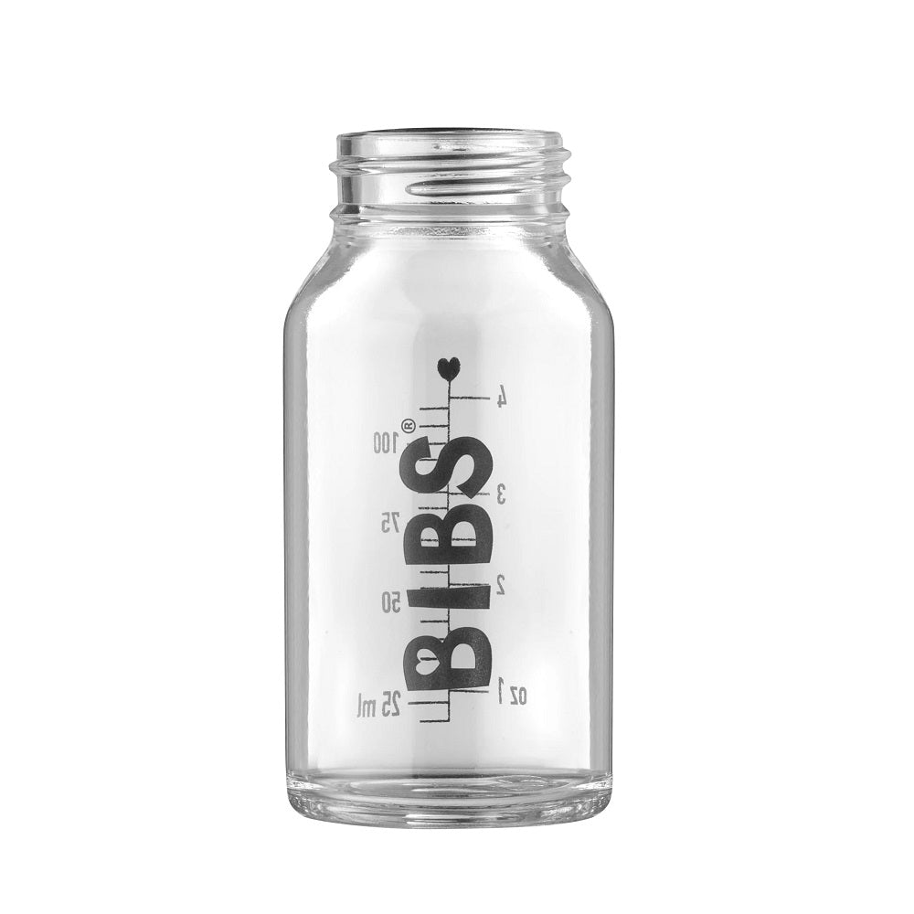 BIBS Baby Glass Bottle (110ml)-Feeding-BIBS-031098-babyandme.ca