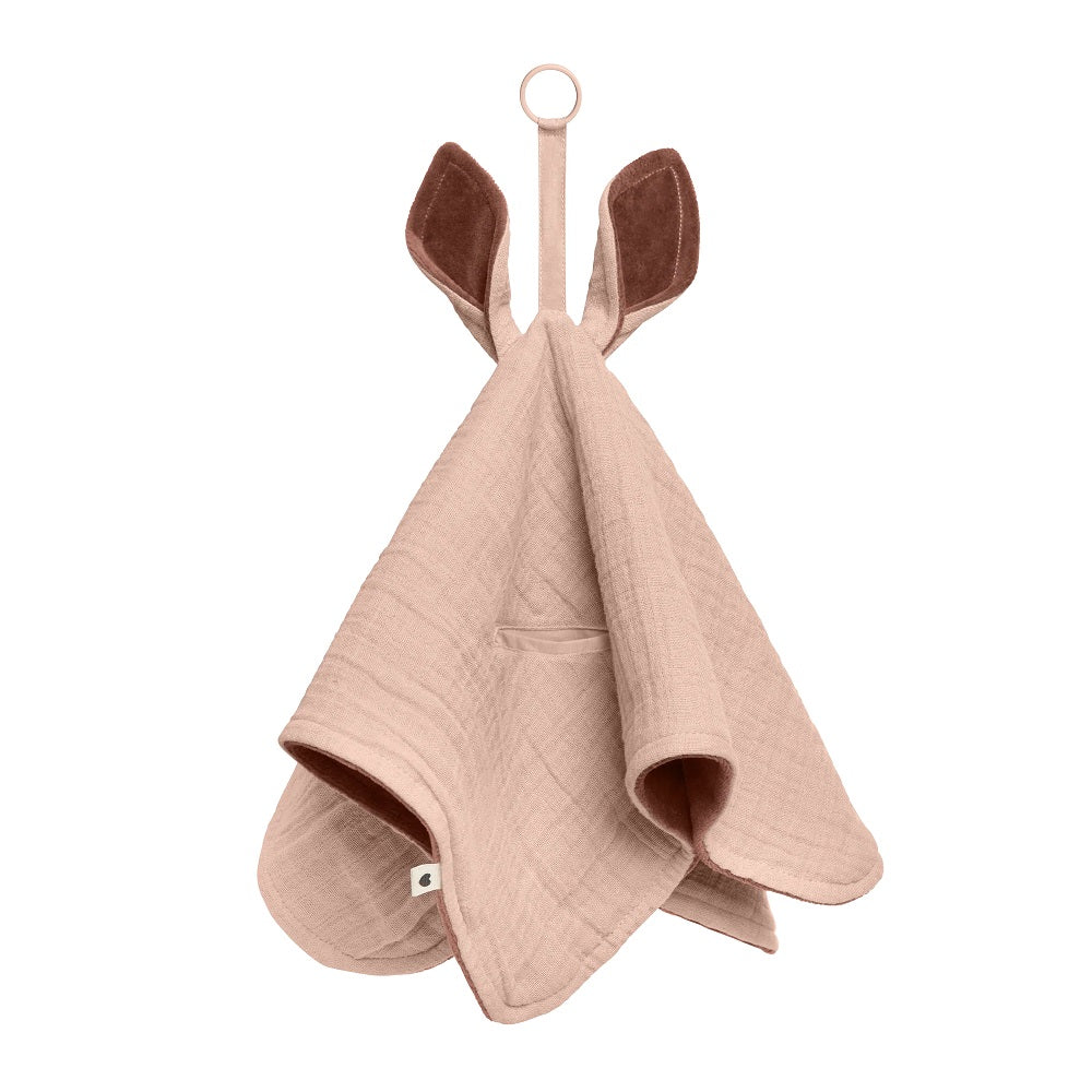 BIBS Cuddle Cloth Kangaroo (Blush)-Toys & Learning-BIBS-031338 BS-babyandme.ca