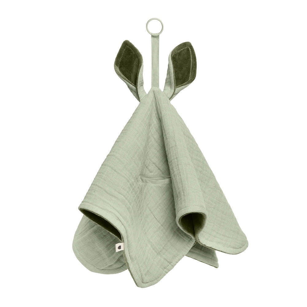 BIBS Cuddle Cloth Kangaroo (Sage)-Toys & Learning-BIBS-031338 SG-babyandme.ca