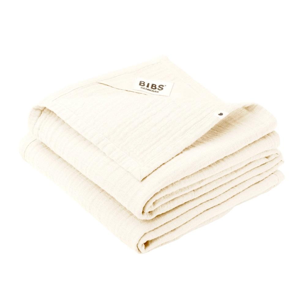 BIBS Cuddle Cloth Muslin 2-Pack (Ivory)-Nursery-BIBS-030166 IV-babyandme.ca