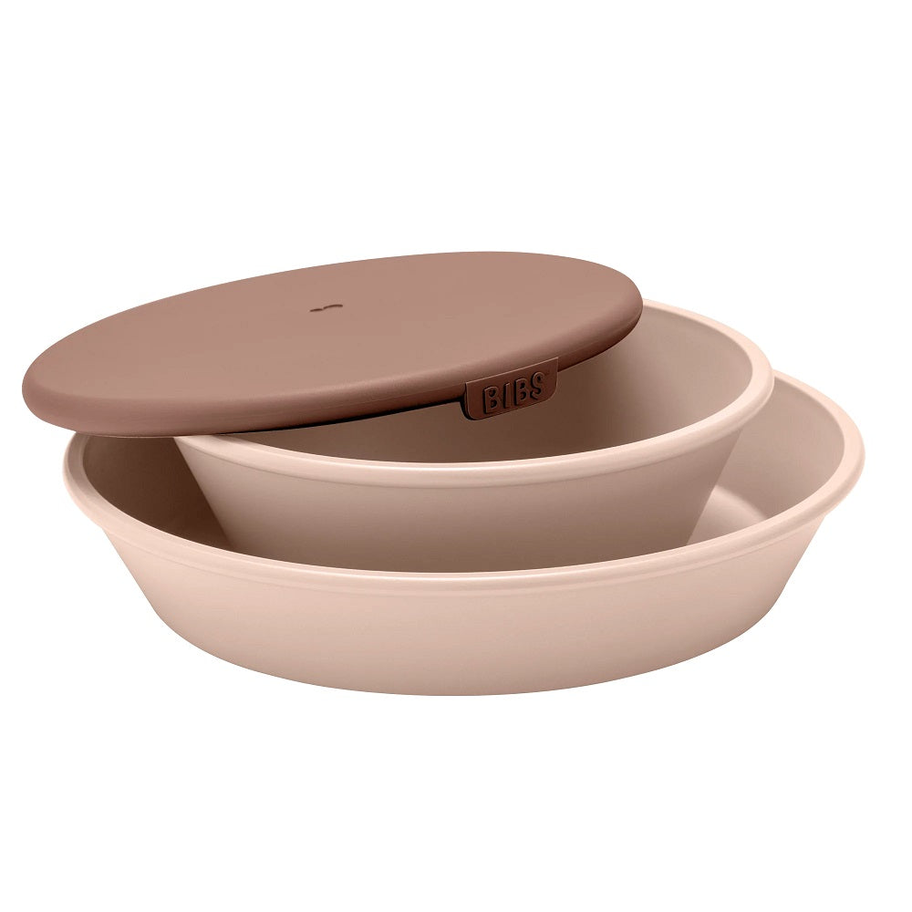 BIBS Dinner Set (Blush)-Feeding-BIBS-031431 BS-babyandme.ca