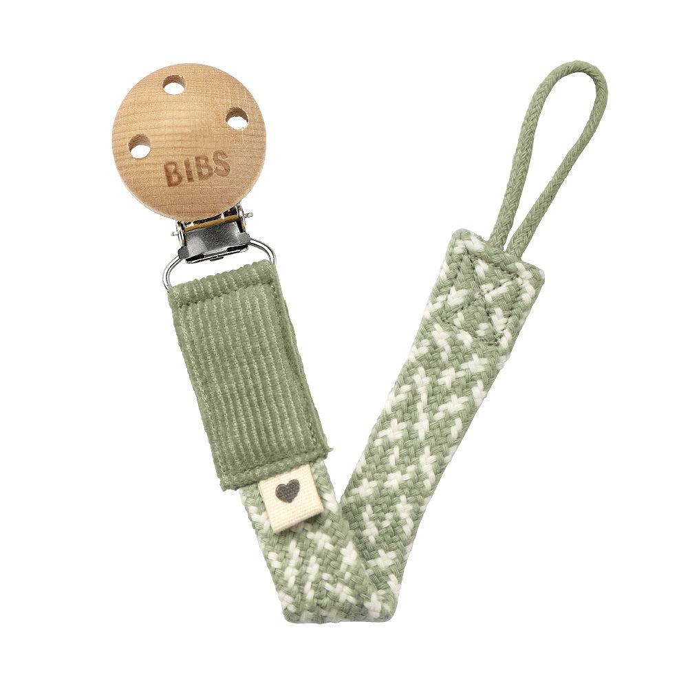 BIBS Paci Braid (Sage/Ivory)-Health-BIBS-030748 SGI-babyandme.ca