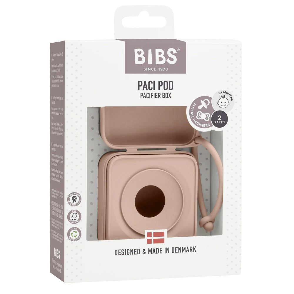 BIBS Pacifier Box (Blush)-Health-BIBS-031436 BS-babyandme.ca