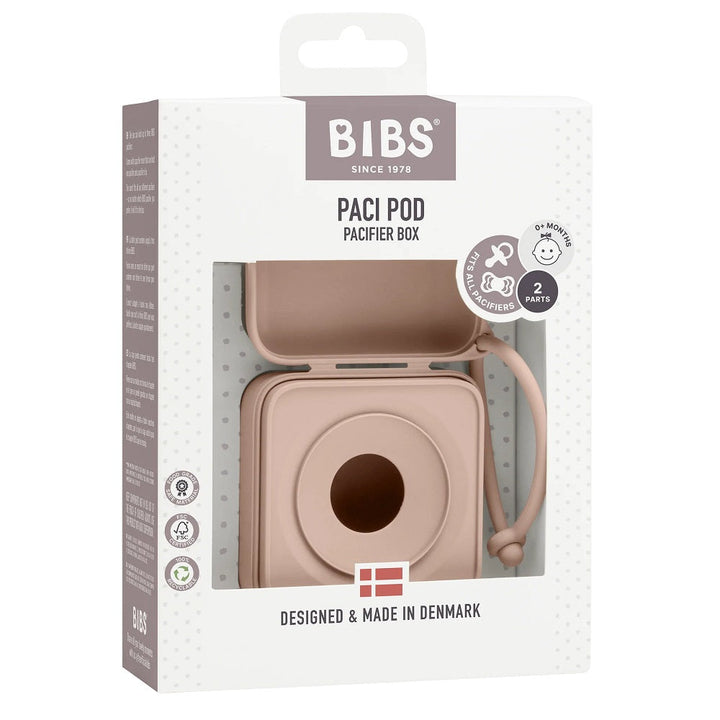 BIBS Pacifier Box (Blush)-Health-BIBS-031436 BS-babyandme.ca