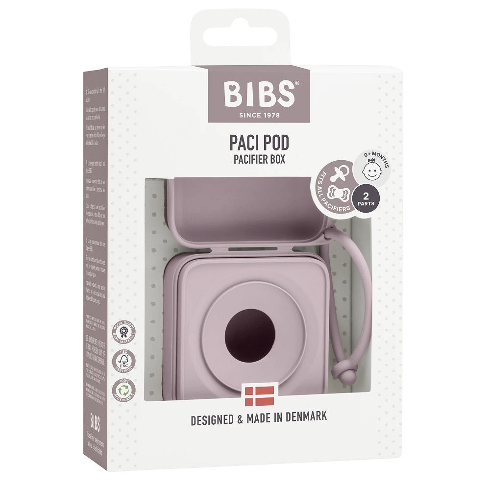 BIBS Pacifier Box (Dusky Lilac)-Health-BIBS-031436 DL-babyandme.ca