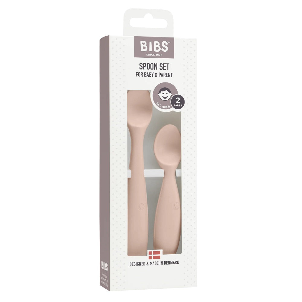 BIBS Spoon Set (Blush)-Feeding-BIBS-031433 BS-babyandme.ca