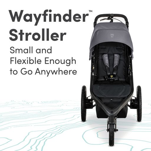 BOB Gear Wayfinder Jogging Stroller (Storm)-Gear-BOB Gear-031905 ST-babyandme.ca