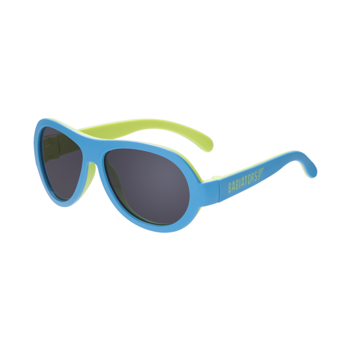 Babiators Aviator Sunglasses (Two Tone: In The Limelight)-Apparel-Babiators--babyandme.ca