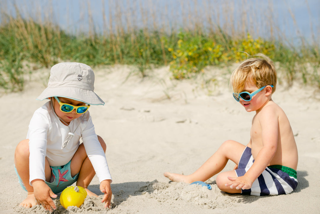 Babiators Aviator Sunglasses (Two Tone: In The Limelight)-Apparel-Babiators--babyandme.ca