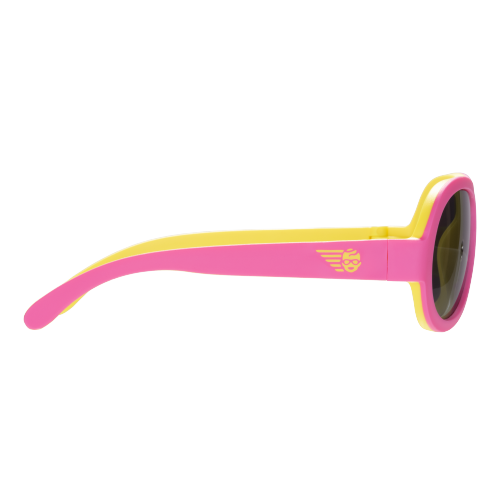 Babiators Aviator Sunglasses (Two Tone: Pink Limonade)-Apparel-Babiators--babyandme.ca