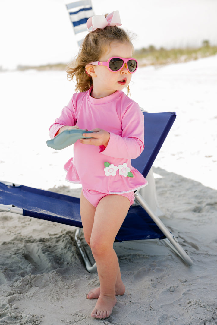 Babiators Aviator Sunglasses (Two Tone: Pink Limonade)-Apparel-Babiators--babyandme.ca