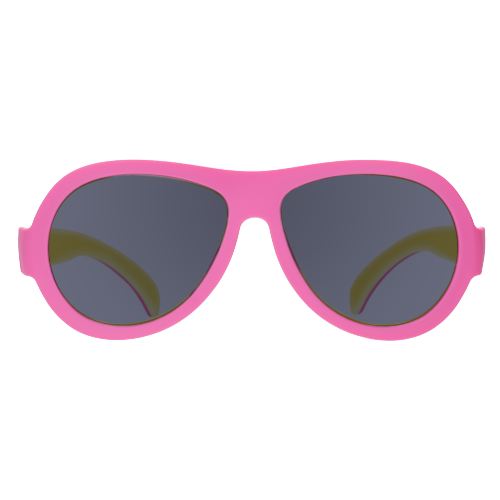 Babiators Aviator Sunglasses (Two Tone: Pink Limonade)-Apparel-Babiators--babyandme.ca