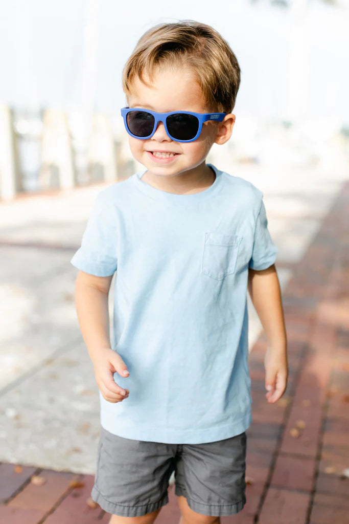 Babiators Navigator Sunglasses (Good as Blue)-Apparel-Babiators--babyandme.ca