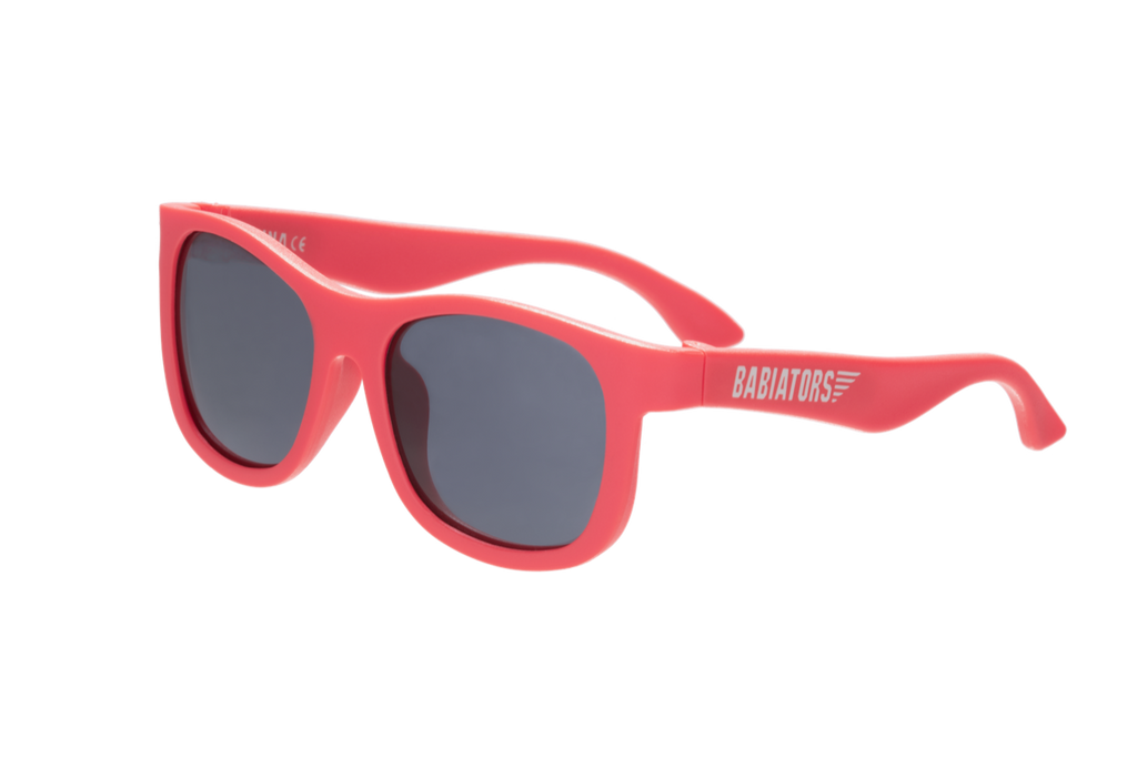 Babiators Navigator Sunglasses (Rockin' Red)-Apparel-Babiators--babyandme.ca