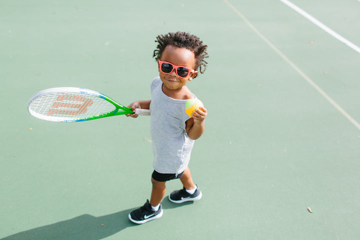 Babiators Navigator Sunglasses (Rockin' Red)-Apparel-Babiators--babyandme.ca