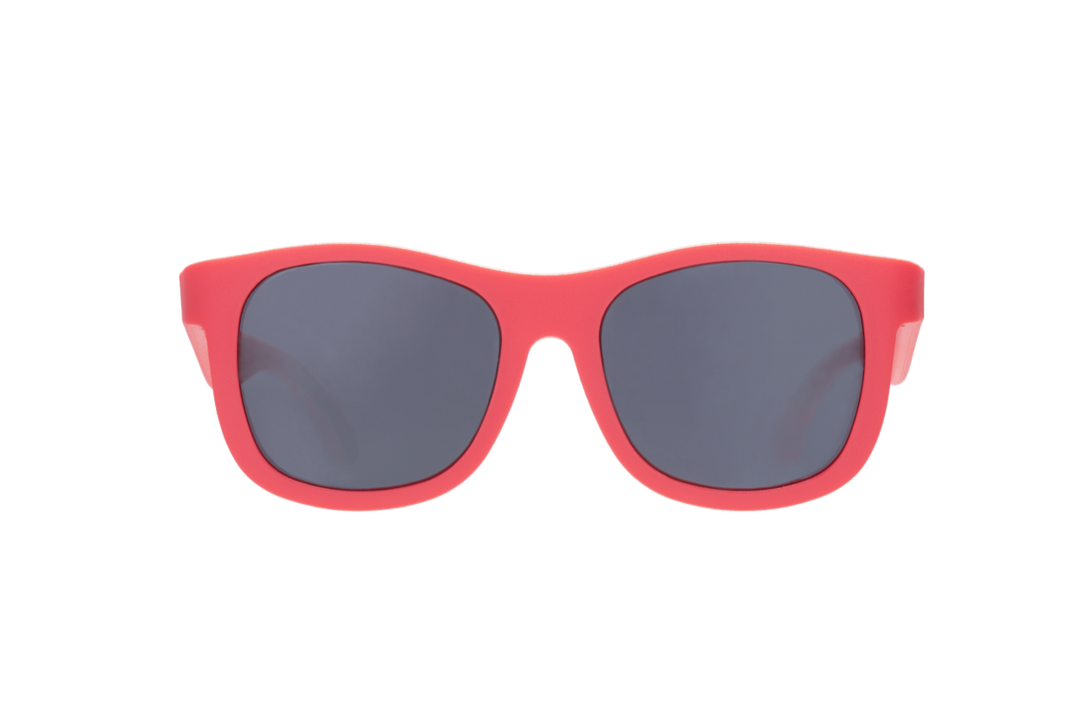 Babiators Navigator Sunglasses (Rockin' Red)-Apparel-Babiators--babyandme.ca