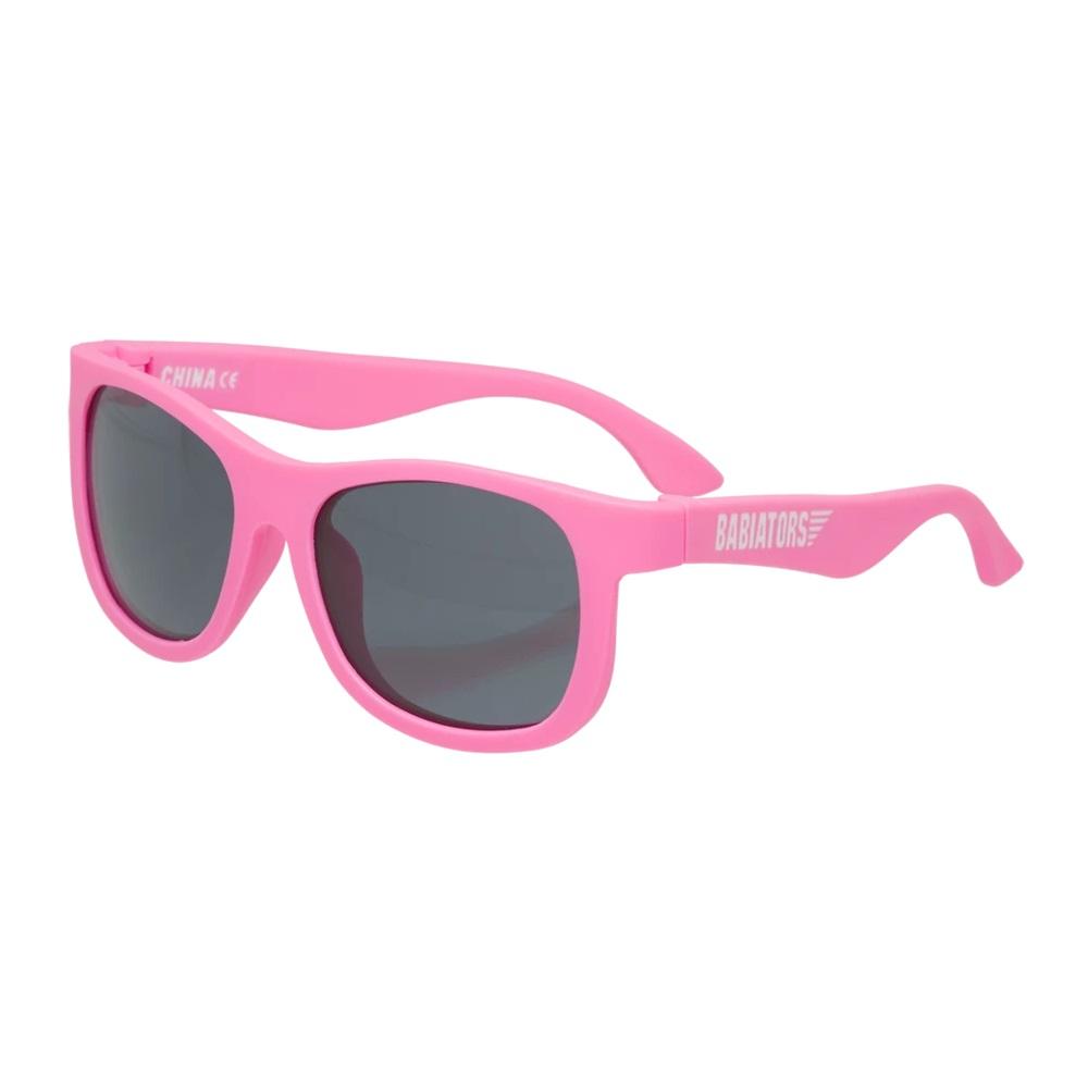 Babiators Navigator Sunglasses (Think Pink)-Apparel-Babiators--babyandme.ca