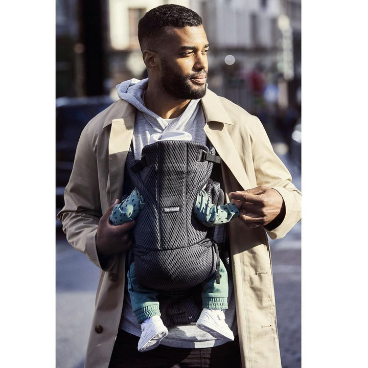 Baby Bjorn Baby Carrier Free 3D Mesh (Anthracite)-Gear-Baby Bjorn-027501 AN-babyandme.ca