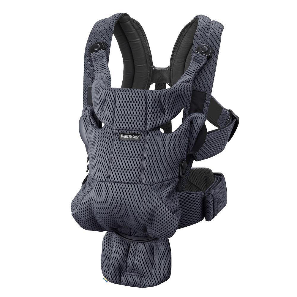 Baby Bjorn Baby Carrier Free 3D Mesh (Anthracite)-Gear-Baby Bjorn-027501 AN-babyandme.ca