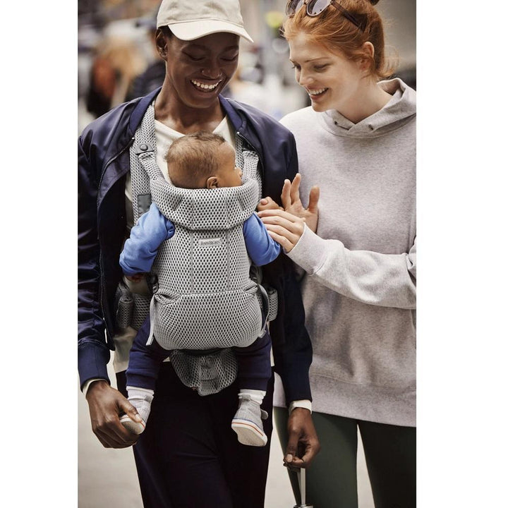 Baby Bjorn Baby Carrier Free 3D Mesh (Grey)-Gear-Baby Bjorn-027501 GY-babyandme.ca