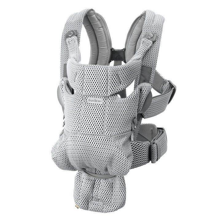 Baby Bjorn Baby Carrier Free 3D Mesh (Grey)-Gear-Baby Bjorn-027501 GY-babyandme.ca