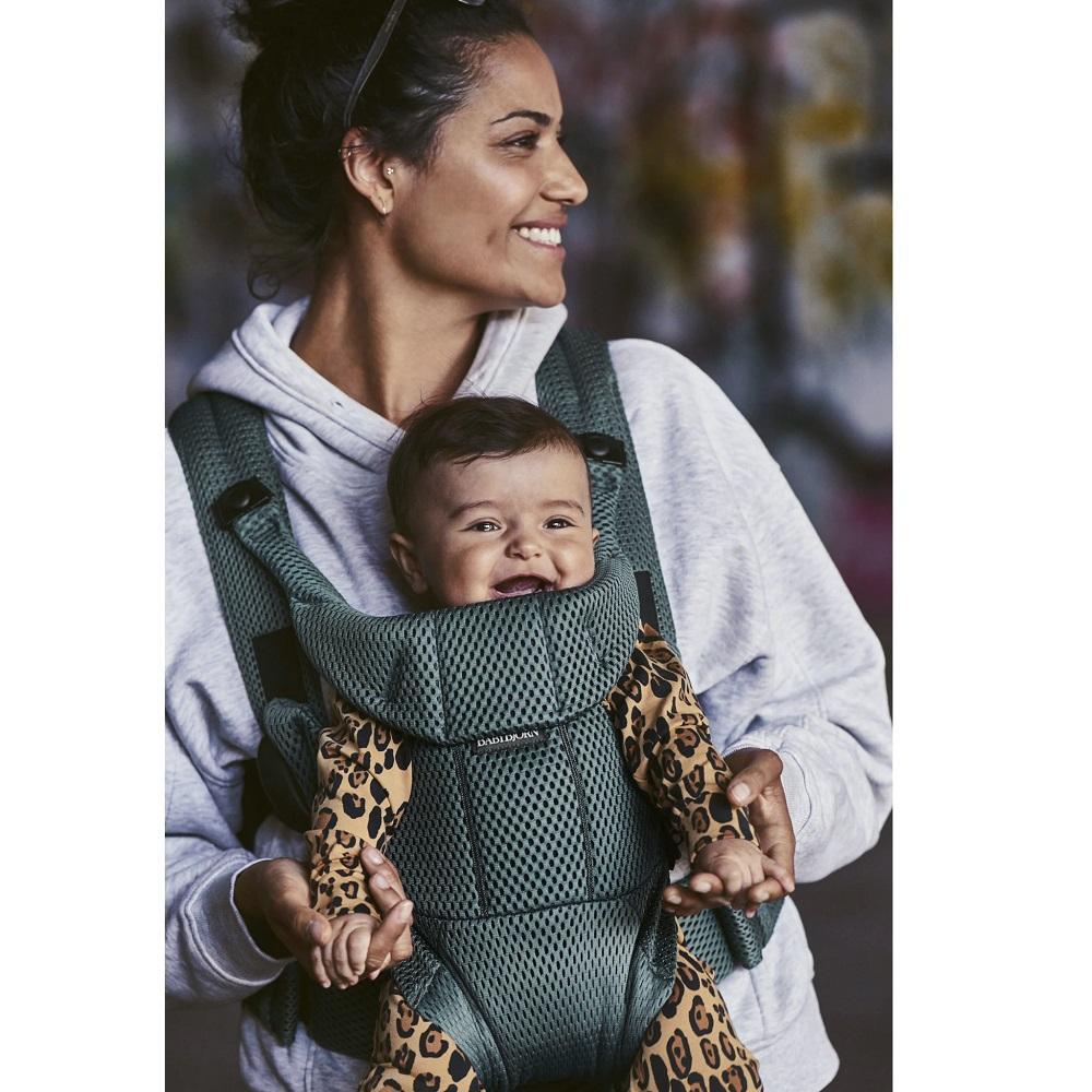 Baby Bjorn Baby Carrier Free 3D Mesh (Sage Green)-Gear-Baby Bjorn-027501 SG-babyandme.ca