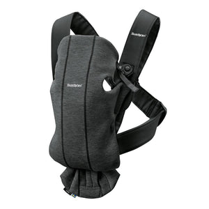 Baby Bjorn Baby Carrier Mini 3D Jersey (Charcoal Grey)-Gear-Baby Bjorn-025537 CJ-babyandme.ca