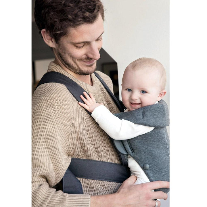 Baby Bjorn Baby Carrier Mini 3D Jersey (Dark Grey)-Gear-Baby Bjorn-025537 DG-babyandme.ca