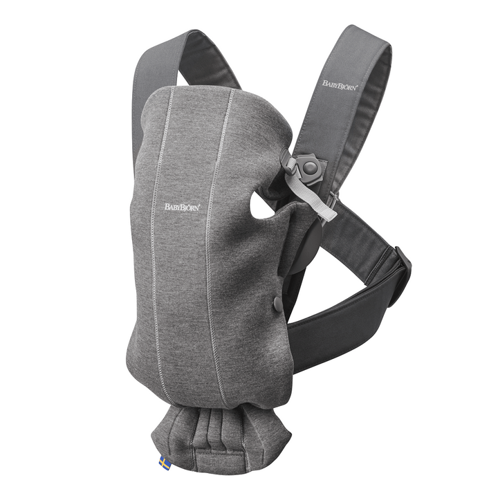 Baby Bjorn Baby Carrier Mini 3D Jersey (Dark Grey)-Gear-Baby Bjorn-025537 DG-babyandme.ca