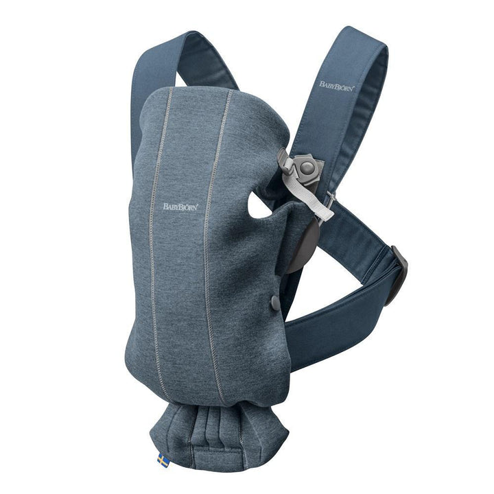 Baby Bjorn Baby Carrier Mini 3D Jersey (Dove Blue)-Gear-Baby Bjorn-025537 DJ-babyandme.ca