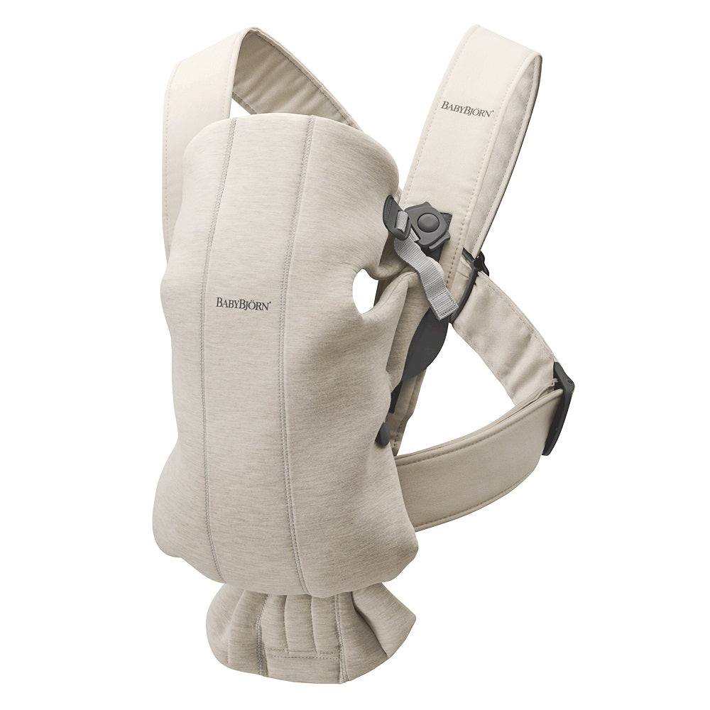 Baby Bjorn Baby Carrier Mini 3D Jersey (Light Beige)-Gear-Baby Bjorn-025537 LB-babyandme.ca