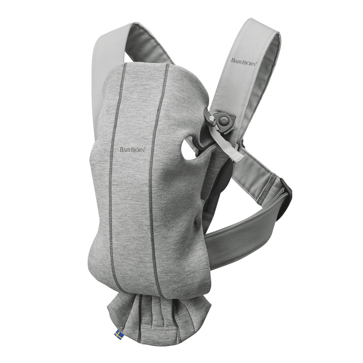 Baby Bjorn Baby Carrier Mini 3D Jersey (Light Grey)-Gear-Baby Bjorn-025537 LG-babyandme.ca