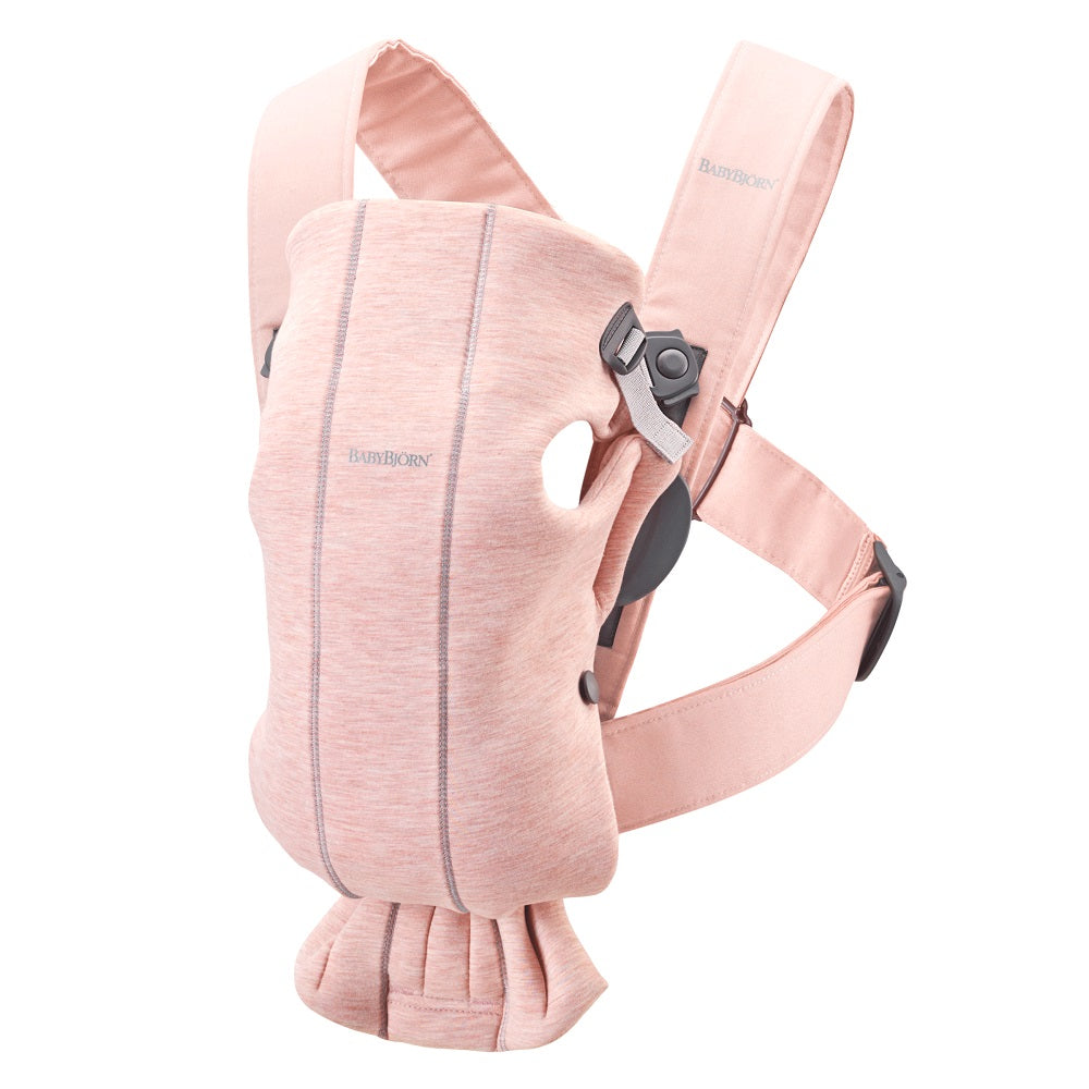 Baby Bjorn Baby Carrier Mini 3D Jersey (Light Pink)-Gear-Baby Bjorn-025537 LP-babyandme.ca